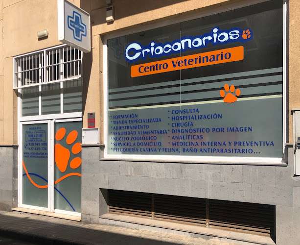 urgencia veterinaria.Centro Veterinario Criacanarias.C. Franciscanos, 7, 35460 Gáldar, Las Palmas